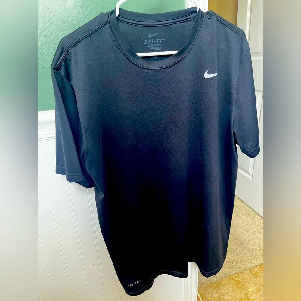 Nike Black Short Sleeve Tee Athletic Wear